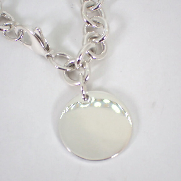 TIFFANY Authentic Silver Charm Bracelet - Picture 7 of 8